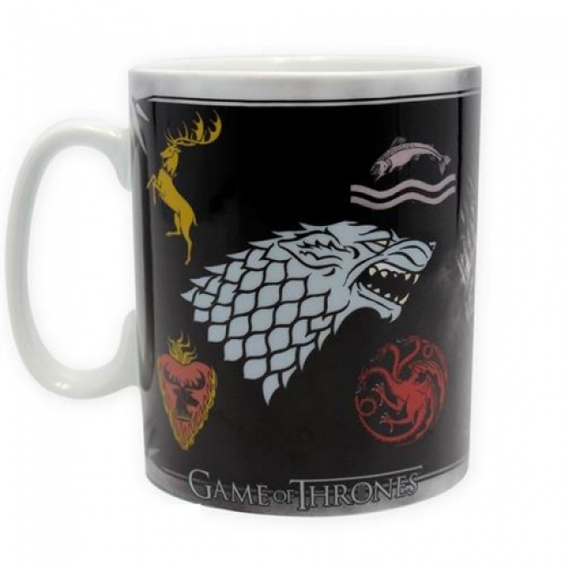 GAME OF THRONES - TAZZA 460ML - SIGLE E TRONO