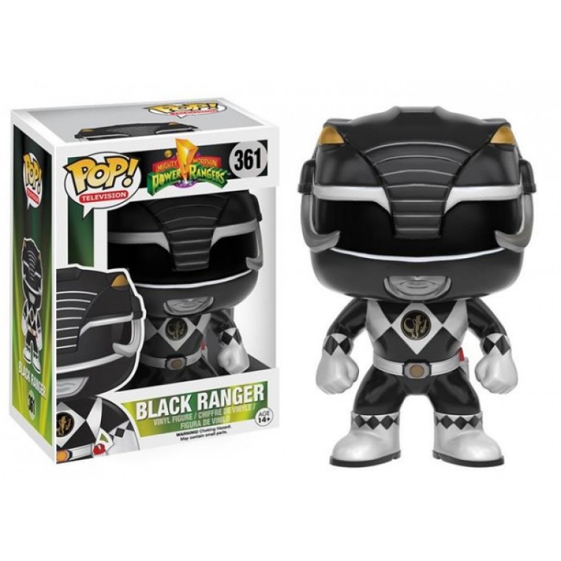 POWER RANGERS - POP FUNKO FIGURE 361 BLACK RANGER