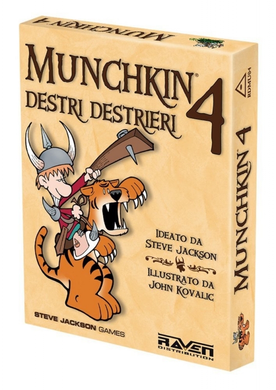 MUNCHKIN 4 DESTRI E DESTRIERI - Nuova Edizione