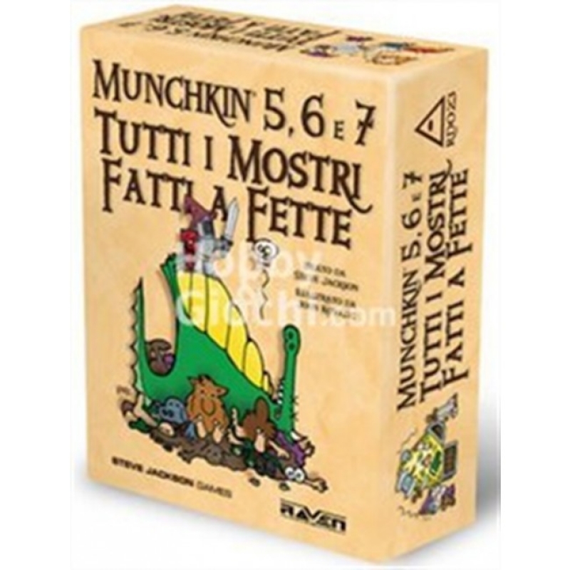 MUNCHKIN 5, 6 E 7 TUTTI I MOSTRI FATTI A FETTE