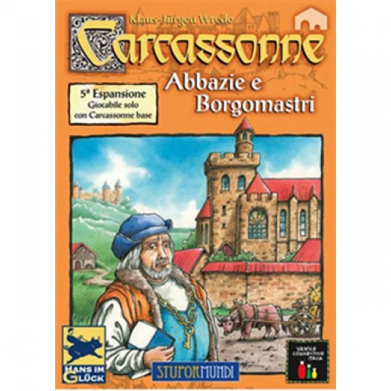 Carcassonne Espansione 5 Abbazie E Borgomastri Gioco Da Tavolo GIOCHI UNITI 