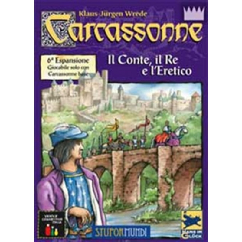 CARCASSONNE - IL CONTE, IL RE E L'ERETICO - 6^ Espansione