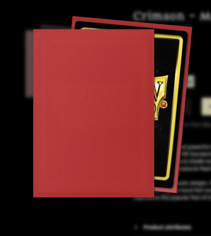 100 BUSTINE STANDARD - MATTE CRIMSON