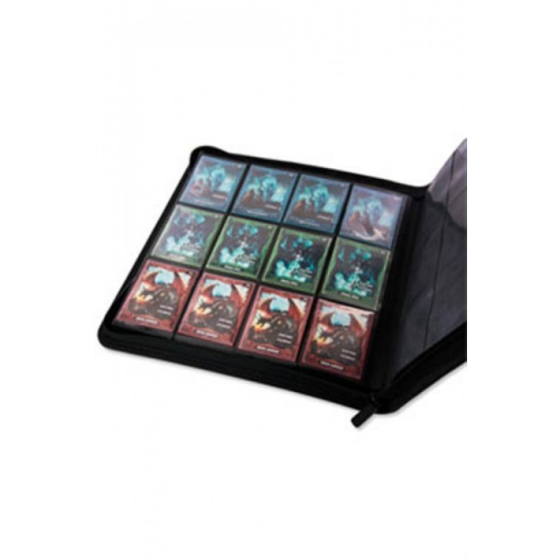 ALBUM 12 POCKET QUADROW ZIPFOLIO ALBUM - XENOSKIN BLACK