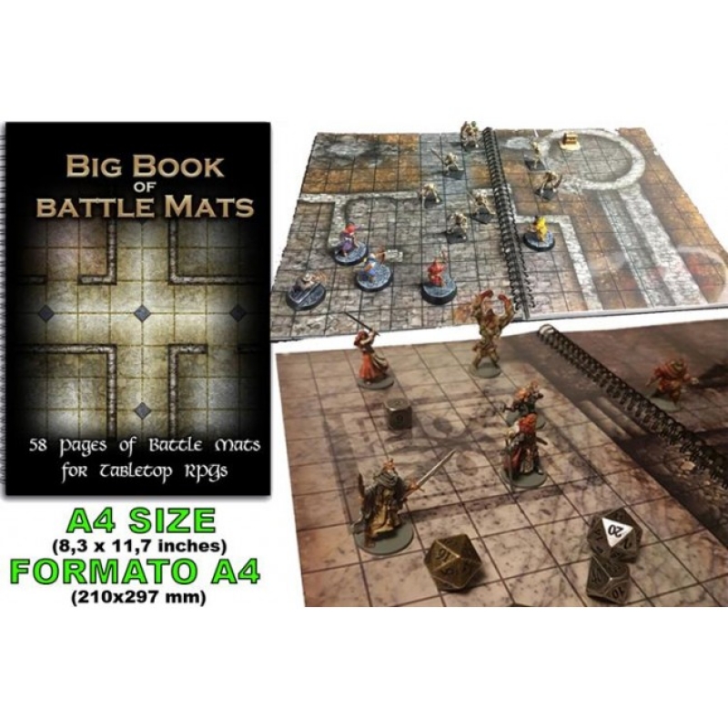 LIBRO TERRENI DI GIOCO GDR - BIG BOOK OF BATTLE MATS