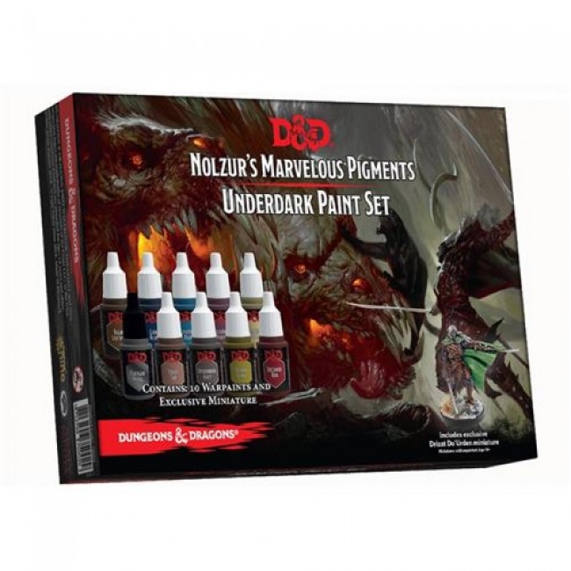 D&D NOLZUR'S MARVELOUS MINIATURES - UNDERDARK PAINT SET