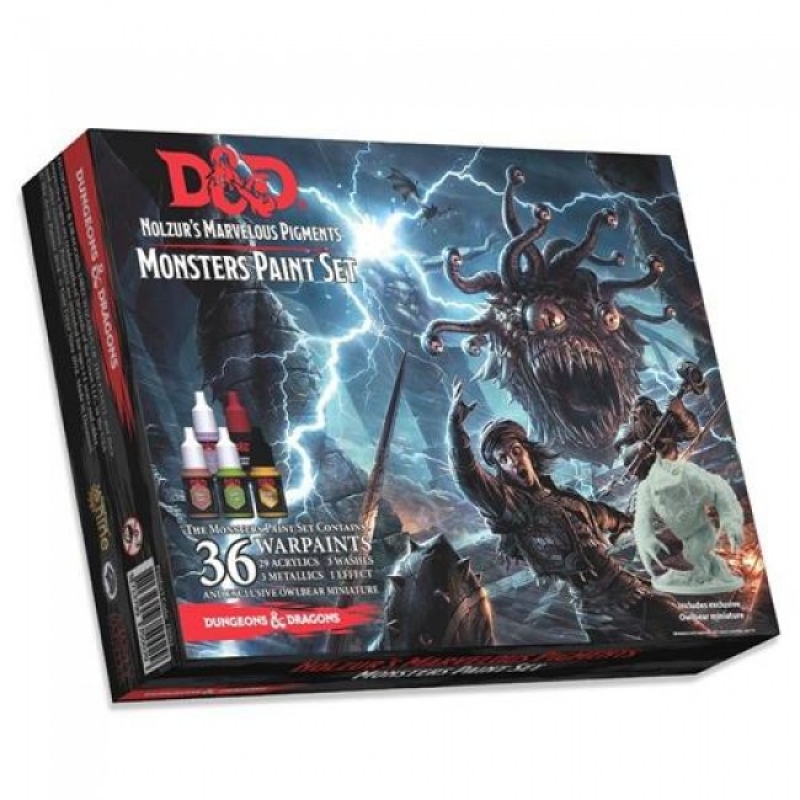 D&D NOLZUR'S MARVELOUS MINIATURES - MONSTER PAINT SET