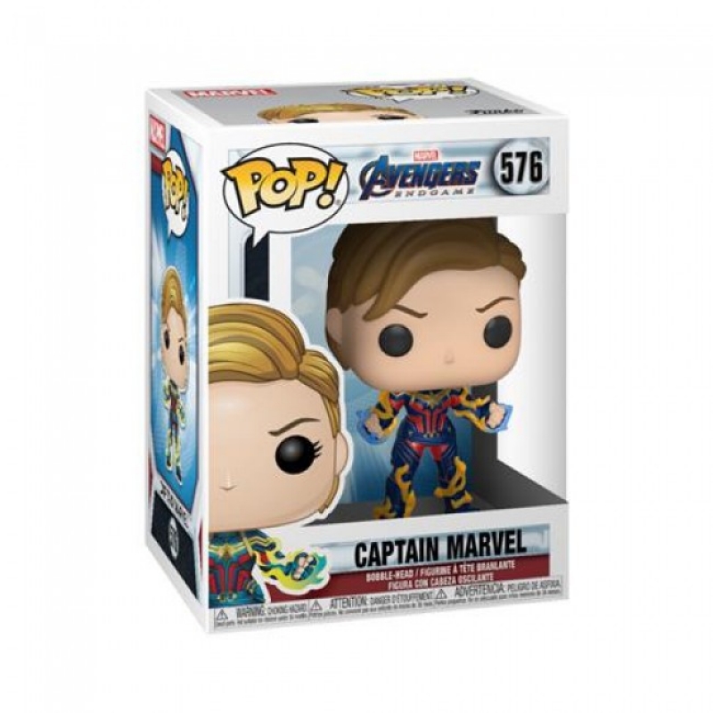 MARVEL - AVENGERS ENDGAME - POP FUNKO VINYL FIGURE 576 CAPTAIN MARVEL W/ NEW HAIR