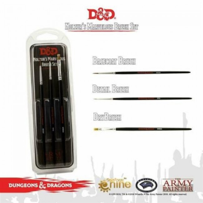 63651 - D&D NOLZUR'S MARVELOUS MINIATURES - BRUSH SET