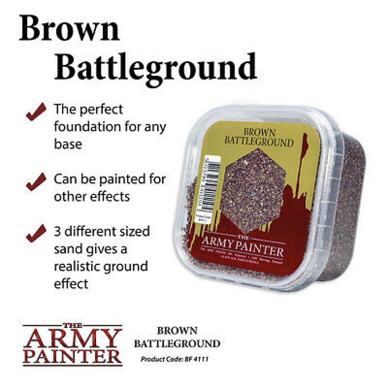 BATTLEFIELDS BROWN - TERRICCIO MARRONE SCURO - SABBIA SCURA