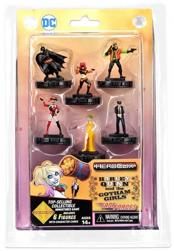 DC HEROCLIX: HARLEY QUINN AND THE GOTHAM GIRLS FAST FORCES