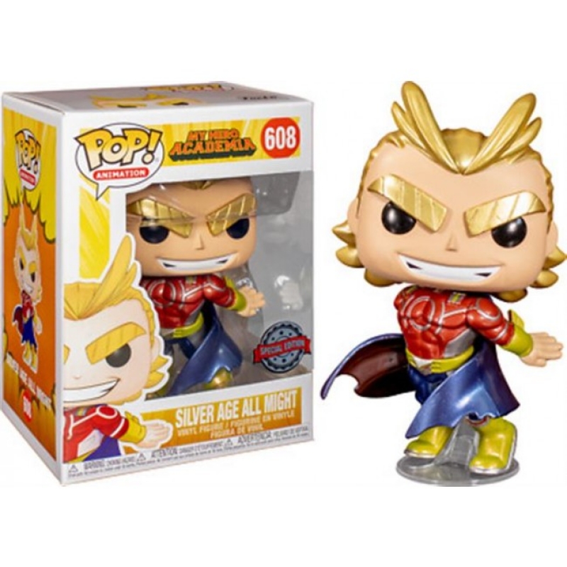 MY HERO ACADEMIA - POP FUNKO VINYL FIGURE 608 - ALL MIGHT (SILVER AGE)