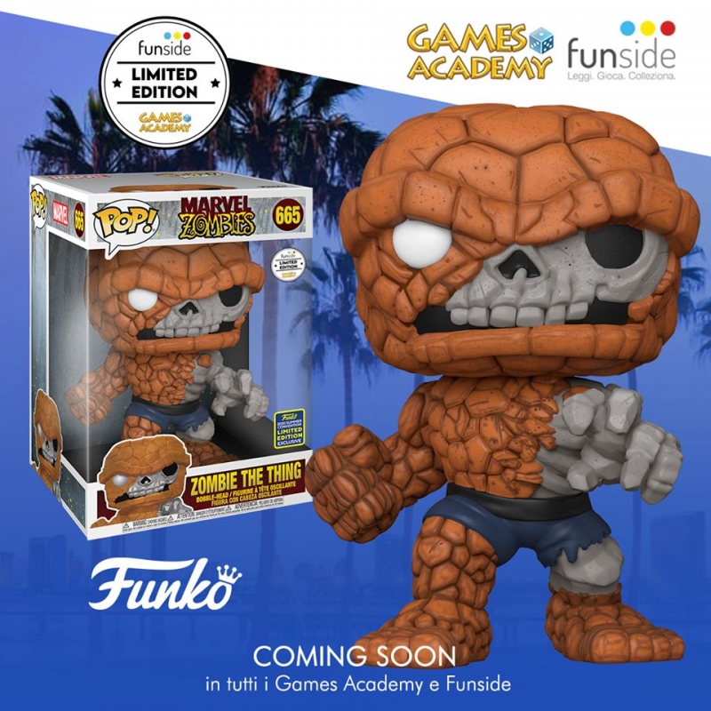 MARVEL ZOMBIES - POP FUNKO FIGURE 665 ZOMBIE THE THING - SDCC 2020 GA EXCL