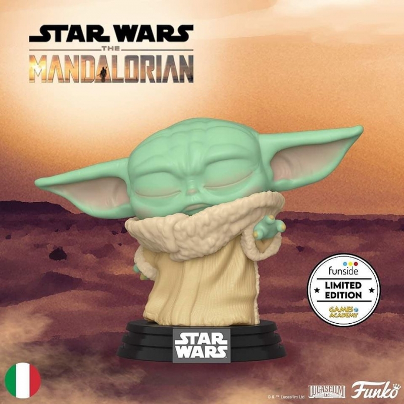 STAR WARS - THE MANDALORIAN - POP FUNKO  FIGURE 385 - THE CHILD FORCE WIELDING - GA EXCL