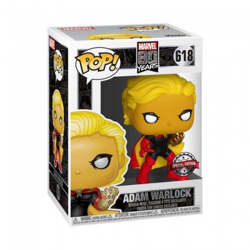 MARVEL 80TH - FIRST APPEARANCE - POP FUNKO VINYL FIGURE 618 ADAM WARLOCK