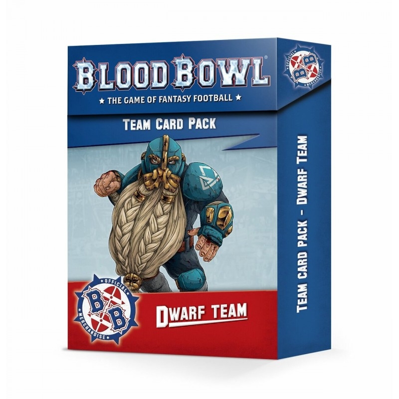 Blood Bowl Dwarf Team Card Pack (Inglese)