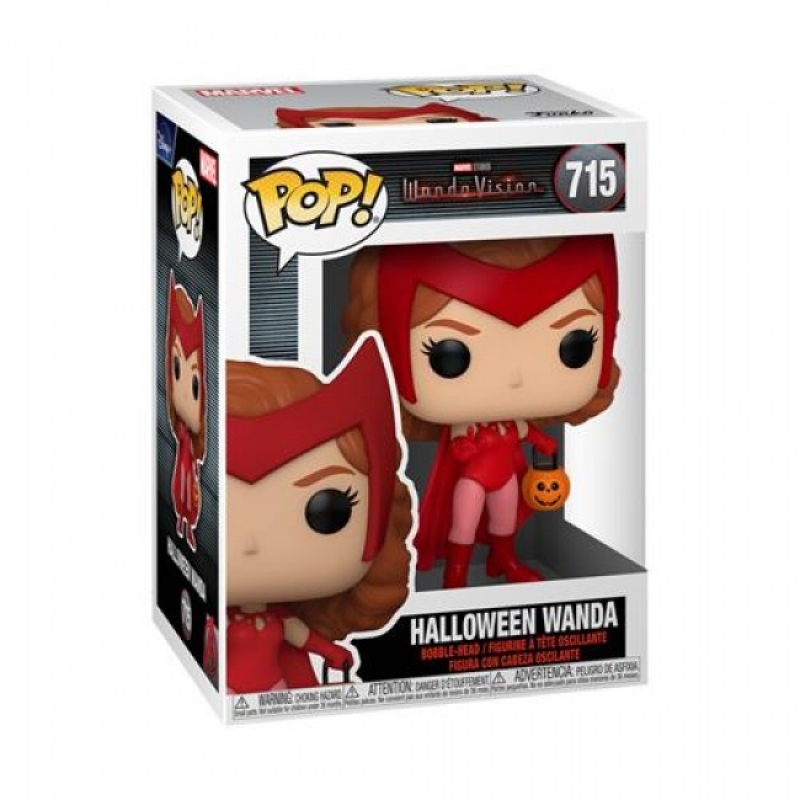 MARVEL STUDIOS: WANDAVISION - POP FUNKO VINYL FIGURE 715 HALLOWEEN WANDA