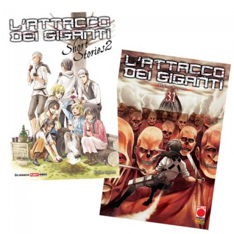 L'ATTACCO DEI GIGANTI #31 - VARIANT CON SHORT STORIES ALLEGATO