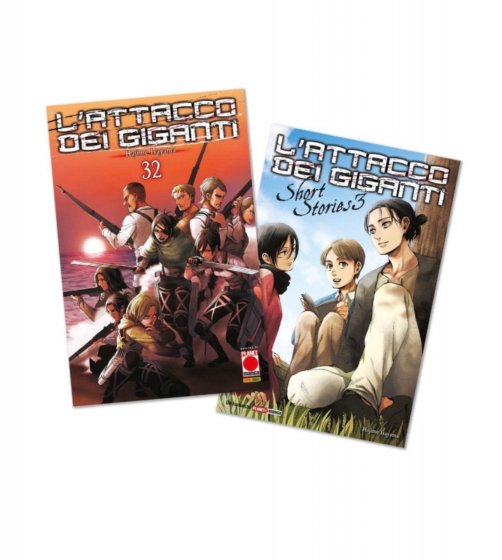 L'ATTACCO DEI GIGANTI #32 - VARIANT CON SHORT STORIES ALLEGATO