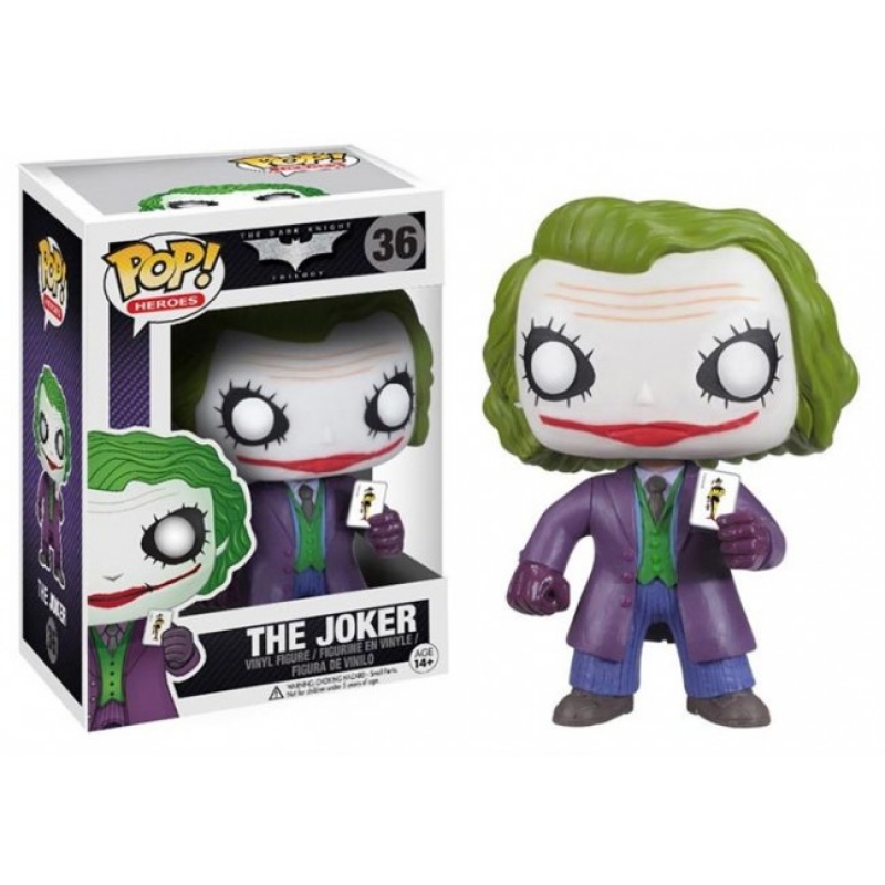 BATMAN THE DARK KNIGHT TRILOGY - POP FUNKO VINYL FIGURE 36 - THE JOKER