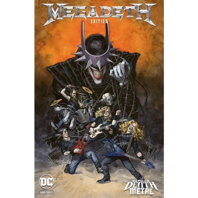 BATMAN DEATH METAL 1 - VARIANT BAND: MEGADETH (DC CROSSOVER #7)