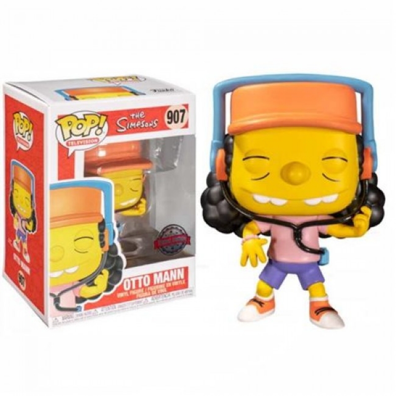 THE SIMPSONS - POP FUNKO VINYL FIGURE 907 - OTTO MANN [SPECIAL EDITION]