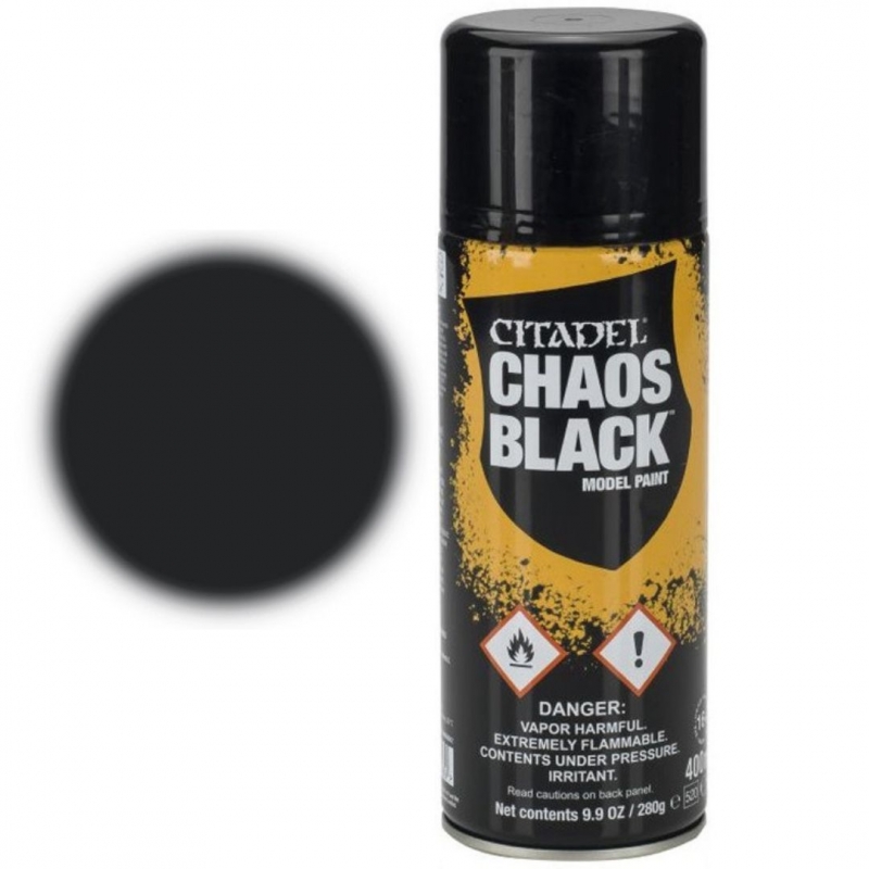 SPRAY PRIMER - CHAOS BLACK