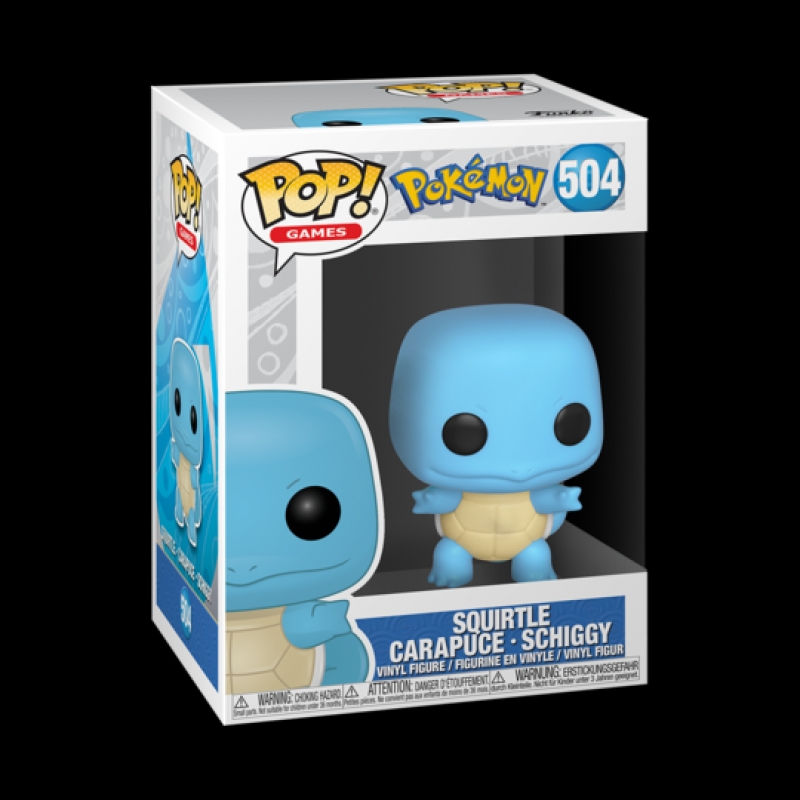 POKEMON - POP FUNKO VINYL FIGURE 504  - SQUIRTLE