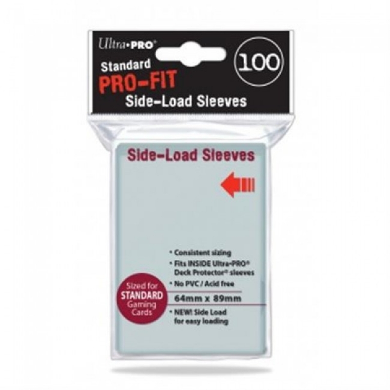 84649 - PRO FIT - 100 BUSTINE TRASPARENTI  (Standard) - SIDE LOAD (Ingresso laterale)