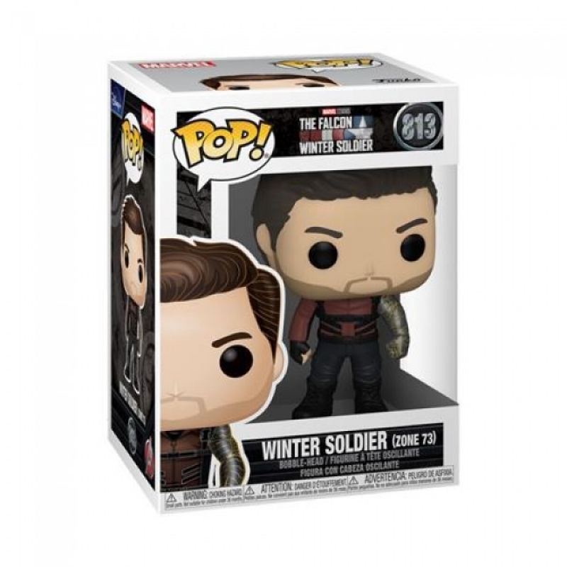 MARVEL: FALCON AND THE WINTER SOLDIER - POP FUNKO FIGURE 813 - WINTER SOLDIER (ZONE 73)