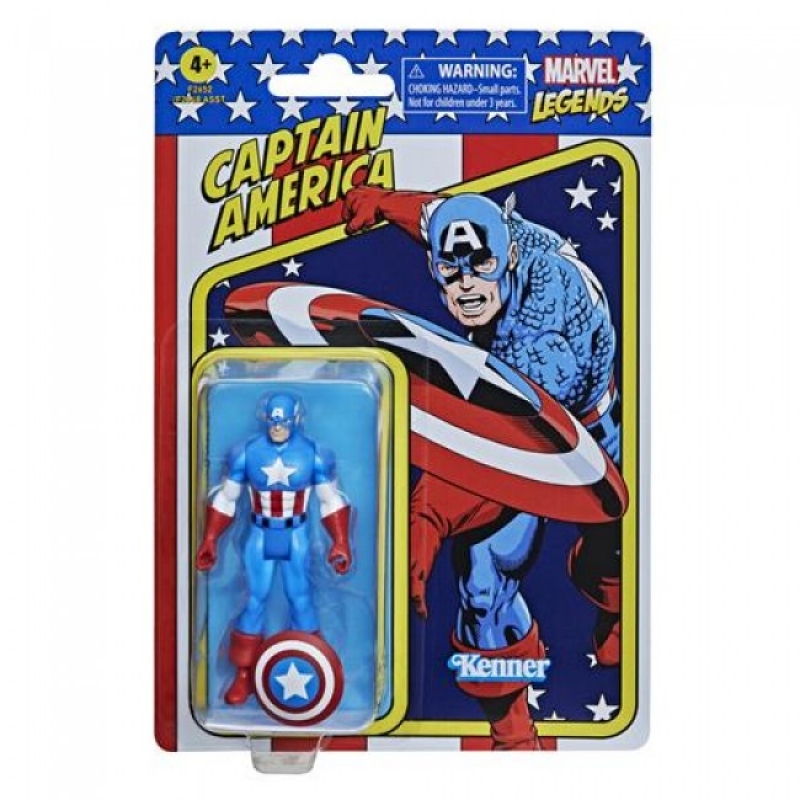 MARVEL LEGENDS - RETRO CAPTAIN AMERICA - ACTION FIGURE 15CM