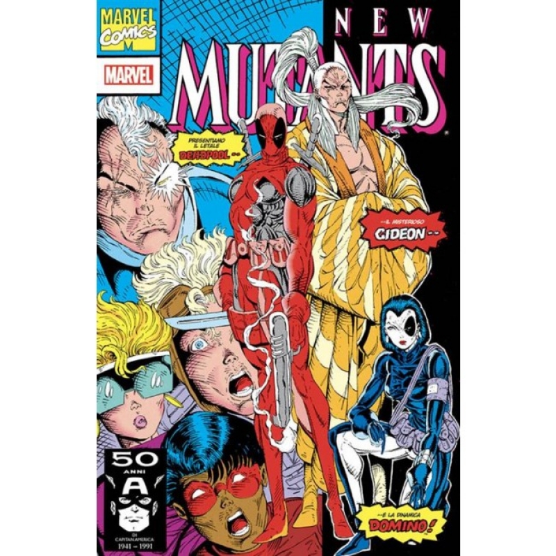 MARVEL LEGENDS 8 - NEW MUTANTS 98 - METAL PLATE