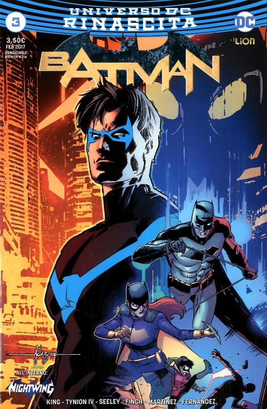 BATMAN RINASCITA 3 VARIANT-1