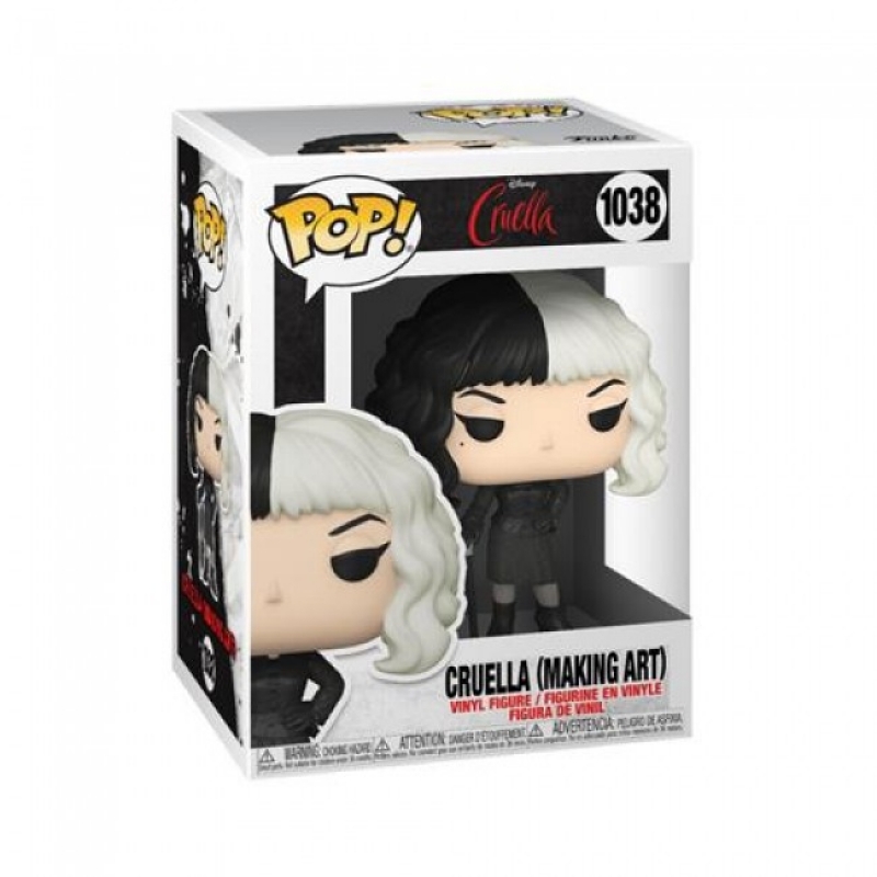 DISNEY: CRUELLA - POP FUNKO FIGURE 1038 - CRUELLA (MAKING ART)