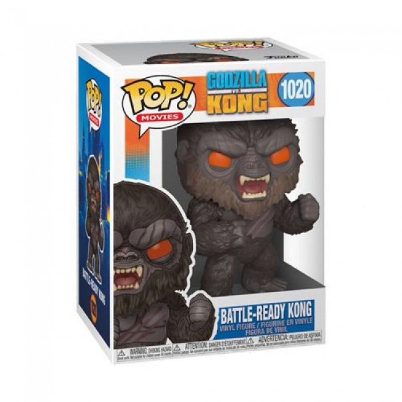 GODZILLA VS KONG - POP FUNKO FIGURE 1020 - KONG BATTLE-READY