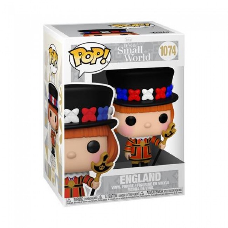 DISNEY: SMALL WORLD - POP FUNKO FIGURE 1074 - ENGLAND