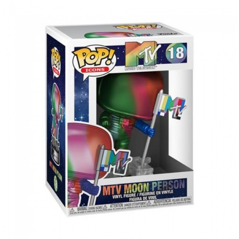 ICONS - POP FUNKO VINYL FIGURE 18 - MTV MOON PERSON