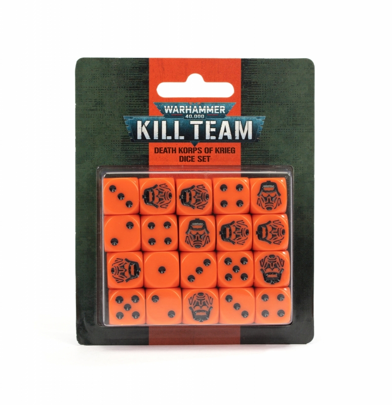 Warhammer 40.000 - KILL TEAM SET 20 DADI - DEATH KORPS OF KRIEG