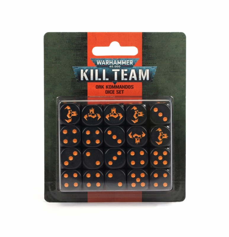  KILL TEAM SET 20 DADI - ORK KOMMANDOS