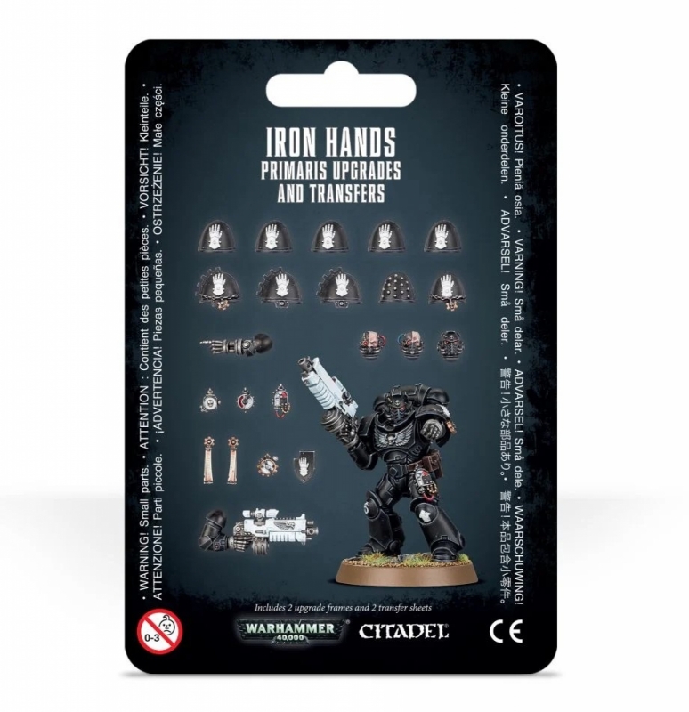 SPACE MARINES - UPGRADE E TRASFERIBILI IRON HANDS PRIMARIS