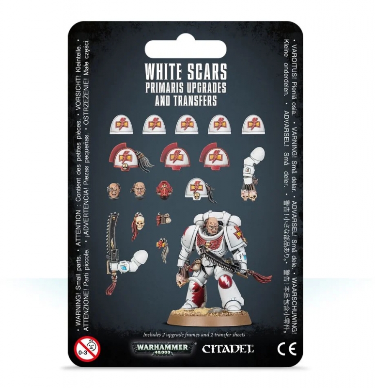 SPACE MARINES - WHITE SCARS PRIMARIS UPGRADE E TRASFERIBILI