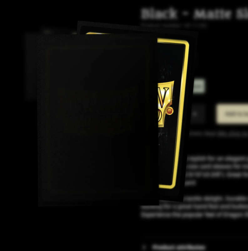 60 BUSTINE JAPANESE - MATTE BLACK