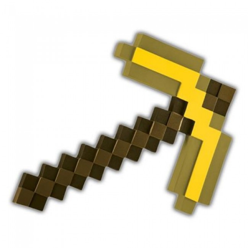 MINECRAFT - GOLD PICKAXE PP REPLICA 50CM