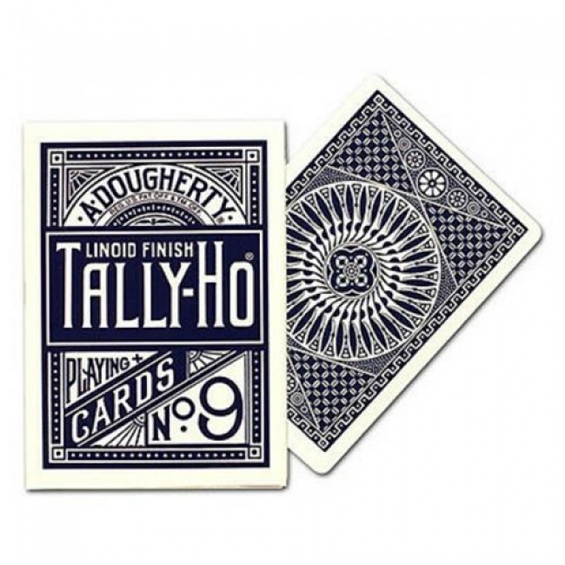 TALLY-HO CARTE DA GIOCO STANDARD INDEX CIRCLE BACK BLU