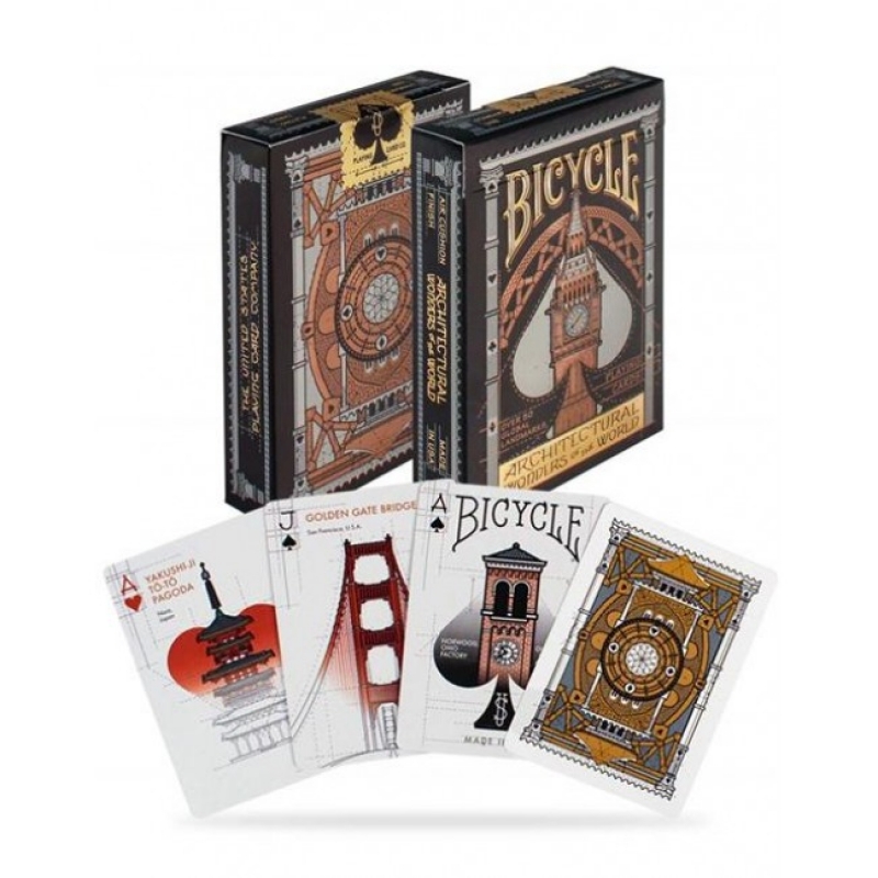 BICYCLE CARTE DA GIOCO - ARCHITECTURAL WONDERS