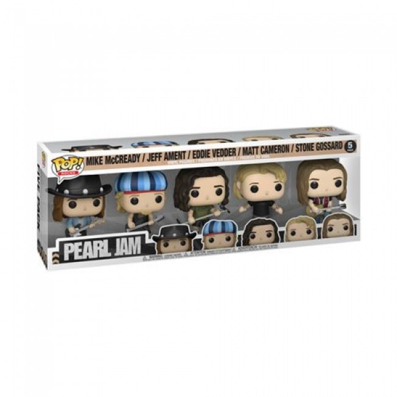 PEARL JAM - POP FUNKO 5-PACK MIKE, JEFF, EDDIE, MATT, STONE