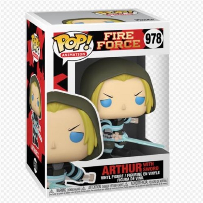 FIRE FORCE - POP FUNKO VINYL FIGURE 978 - ARTHUR WITH SWORD