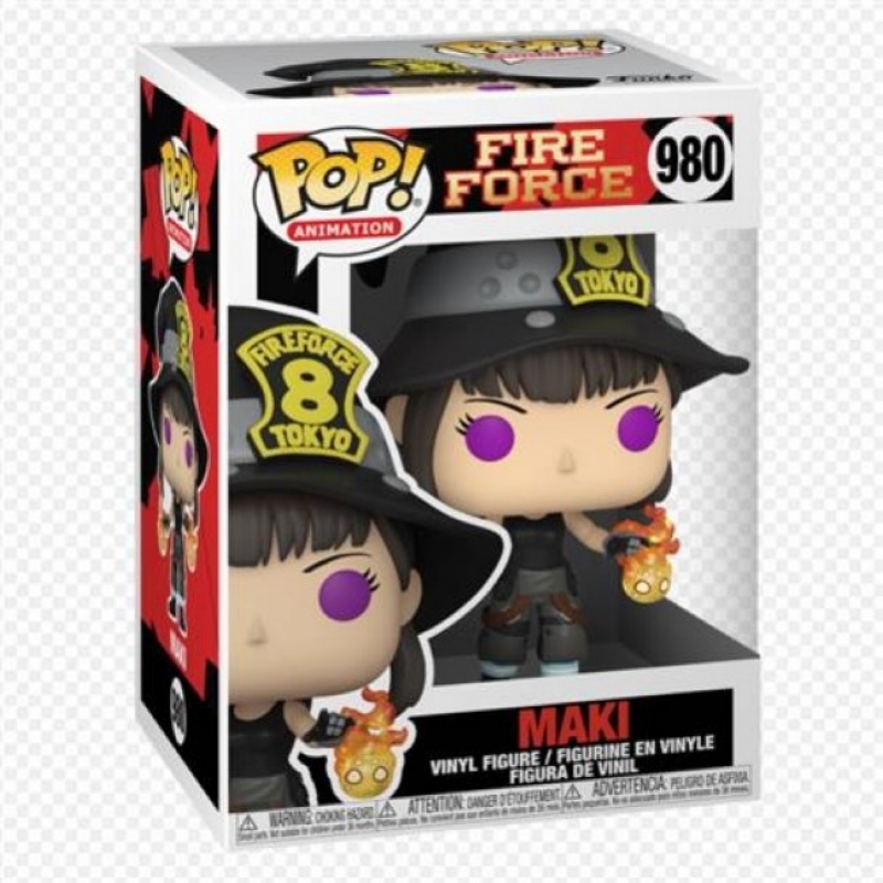 FIRE FORCE - POP FUNKO VINYL FIGURE 980 - MAKI