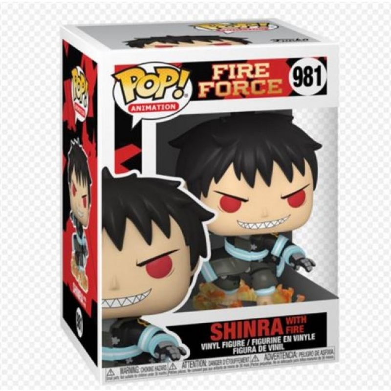 FIRE FORCE - POP FUNKO VINYL FIGURE 981 - SHINRA WITH FIRE