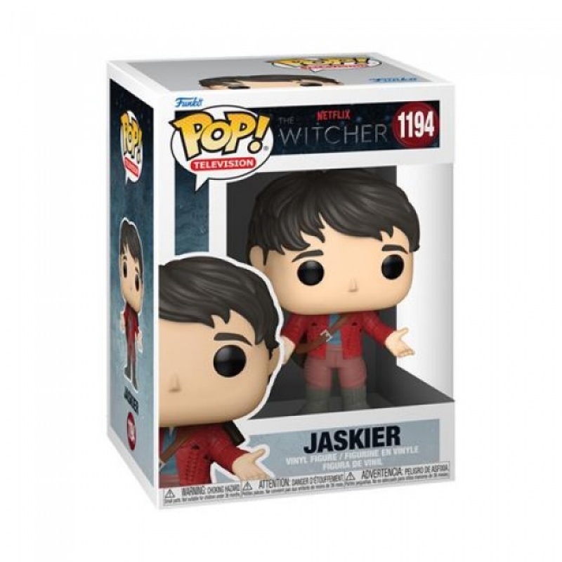 THE WITCHER - POP FUNKO VINYL FIGURE 1194 - JASKIER (RED OUTFIT)
